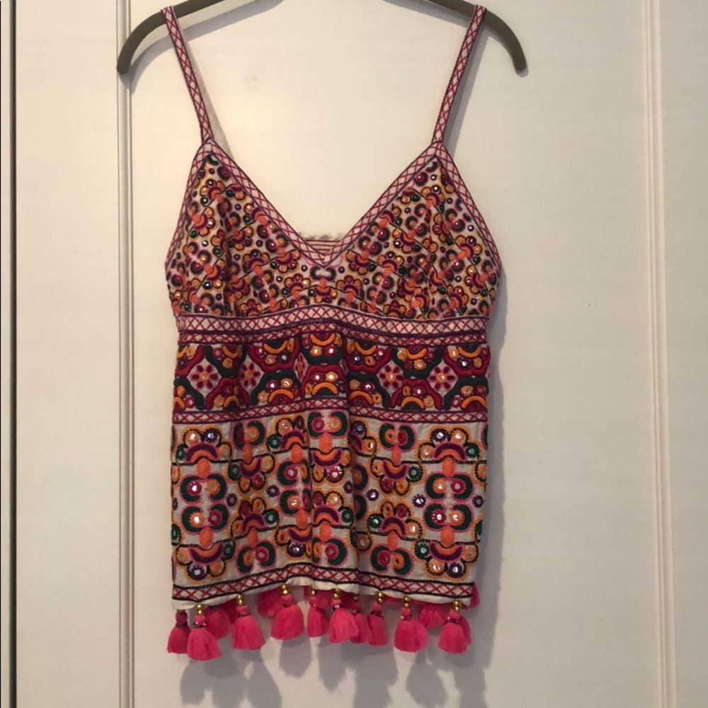 Calypso St Barth embellished camisole size s